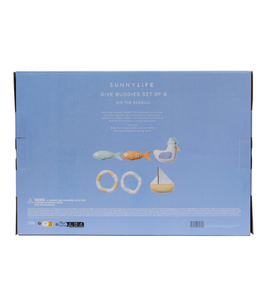 Sunnylife Dalış Arkadaşları Set (6 Adet) // Sid the Seagull