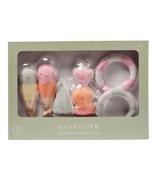 Sunnylife Dalış Arkadaşları Seti (6 Adet) // Cotton Candy