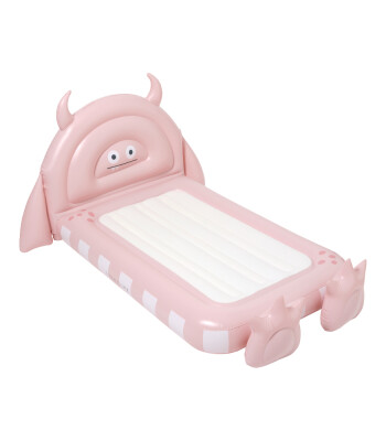 Sunnylife Şişme Çocuk Yatağı // Monster Pink