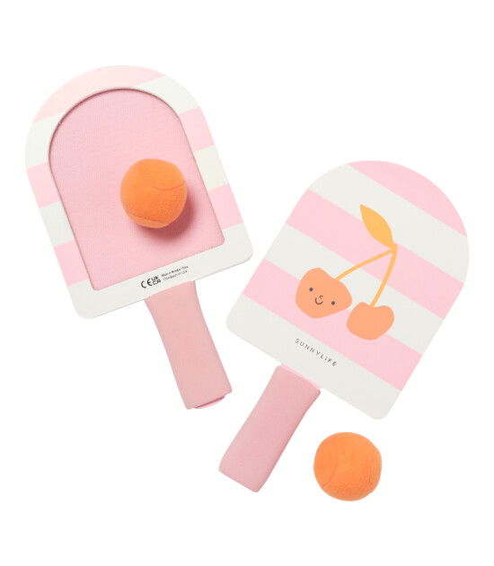 Sunnylife Plaj Raket Seti // Cotton Candy Cherry