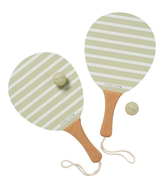 Sunnylife Plaj Raket Seti // Vintage Beach Paddles