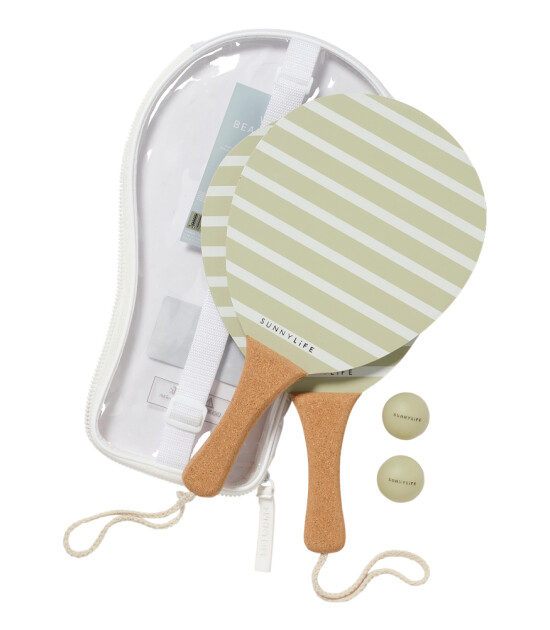 Sunnylife Plaj Raket Seti // Vintage Beach Paddles