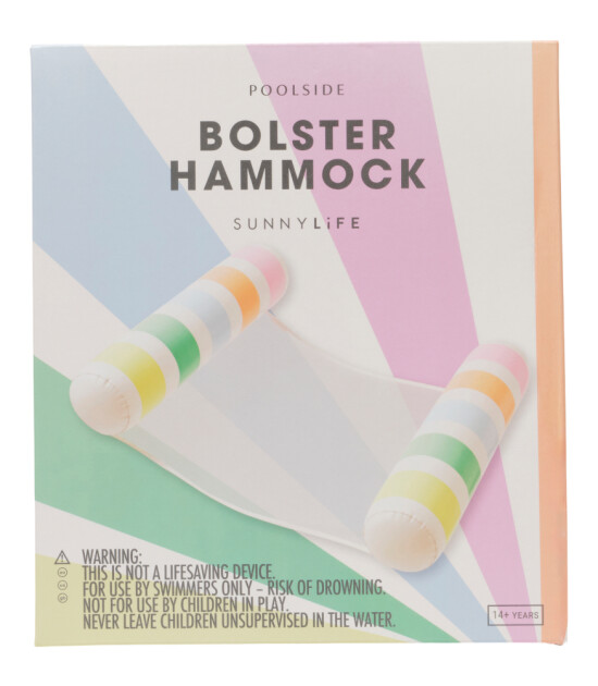 Sunnylife Floating Hammock Y&uuml;zen Hamak // Pastel Gelato