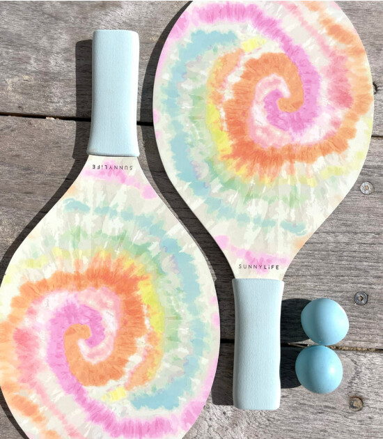 Sunnylife Plaj Raket Seti // Tie Dye Multi