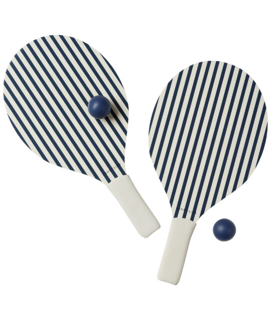 Sunnylife Plaj Raket Seti // Coastal Blue