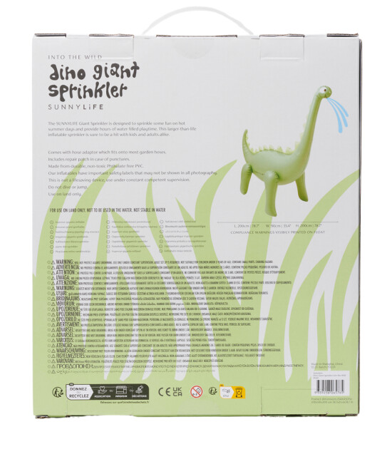 Sunnylife Şişme Su Fıskiyesi Oyuncağı // Dino