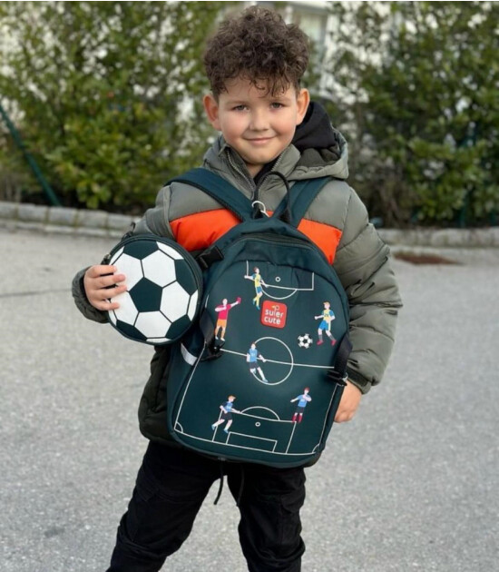 Supercute Two in One Sırt Çantası // Football