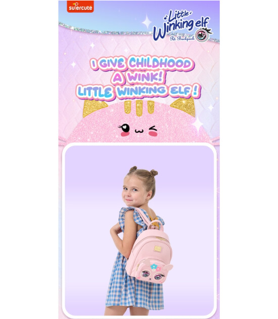 Supercute Winking Elf İnteraktif  Sırt &Ccedil;antası // Unicorn