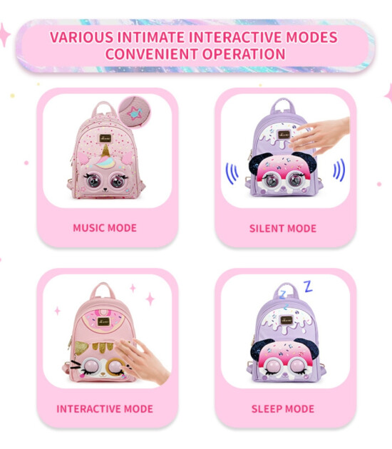 Supercute Winking Elf İnteraktif  Sırt &Ccedil;antası // Unicorn