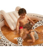 Swim Essentials Fıskiyeli & Kaydıraklı Şişme Oyun Havuzu (210 cm) // Beige Leopard