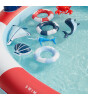 Swim Essentials Fıskiyeli & Kaydıraklı Şişme Oyun Havuzu (210 cm) // Whale