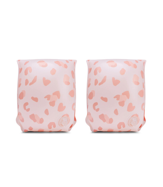 Swim Essentials Şişme Y&uuml;zme Kolluğu // Old Pink Leopard - (0-2 Yaş)