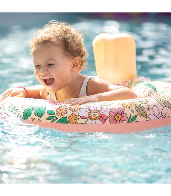 Swim Essentials Bebek Sırt Destekli Y&uuml;zme Simidi // Pink Blossom