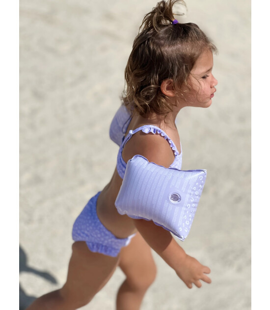 Swim Essentials Şişme Yüzme Kolluğu // Lila Leopard - (2-6 Yaş)