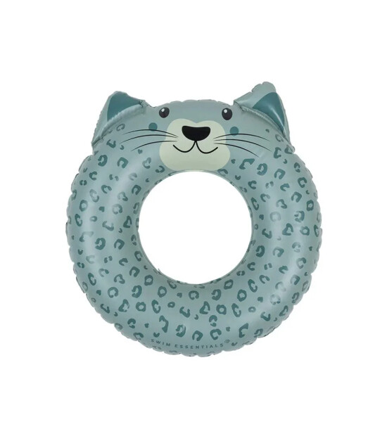 Swim Essentials Yüzme Simidi 55 cm - Green Leopard