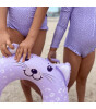 Swim Essentials Leopard Lila Yüzme Simidi 120cm