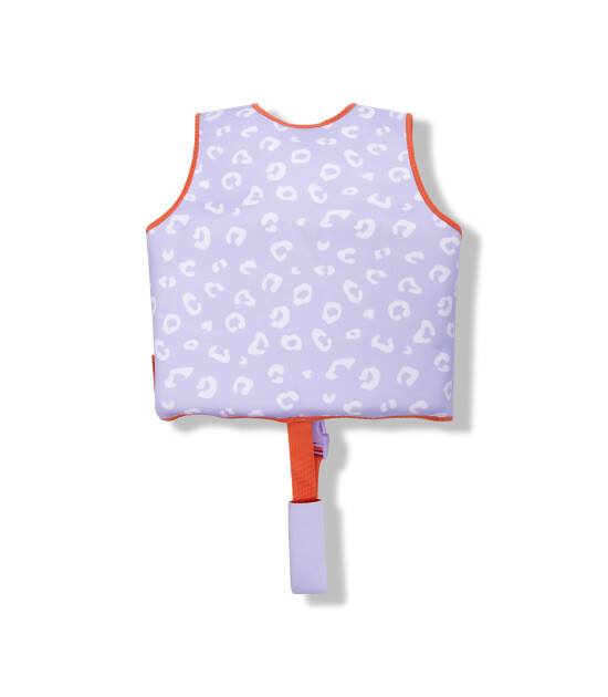 Swim Essentials Lila Leopard Köpük Dolgulu Yüzme Yeleği 3-6 Yaş