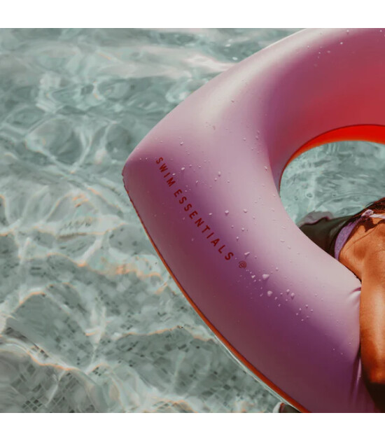 Swim Essentials Yüzme Simidi (90 cm) // Red Purple Hearts