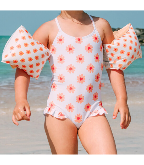 Swim Essentials Şişme Yüzme Kolluğu // Flower Hearts - (2-6 Yaş)