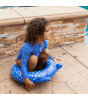 Swim Essentials Yüzme Simidi (55 cm) // Blue Leopard Animal
