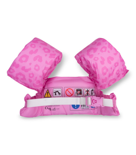 Swim Essentials Puddle Jumper Kolluklu Y&uuml;zme Yeleği // Pink Leopard - (2-6 Yaş)