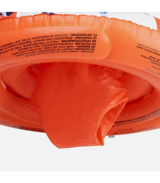 Swim Essentials Bebek Sırt Destekli Yüzme Simidi // Red White Whale