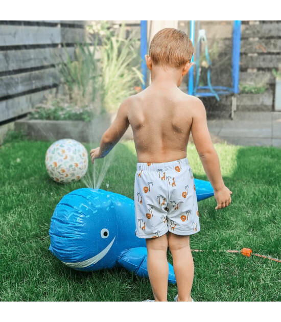 Swim Essentials Fıskiyeli Şişme Balina (120 cm)
