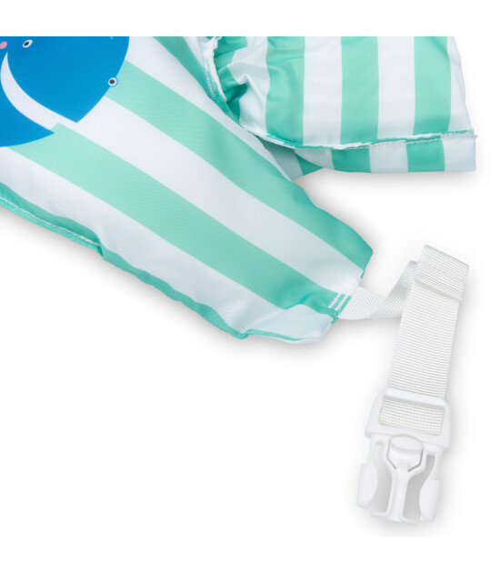 Swim Essentials Green Whale Puddle Jumper Kolluklu Y&uuml;zme Yeleği 2-6 Yaş