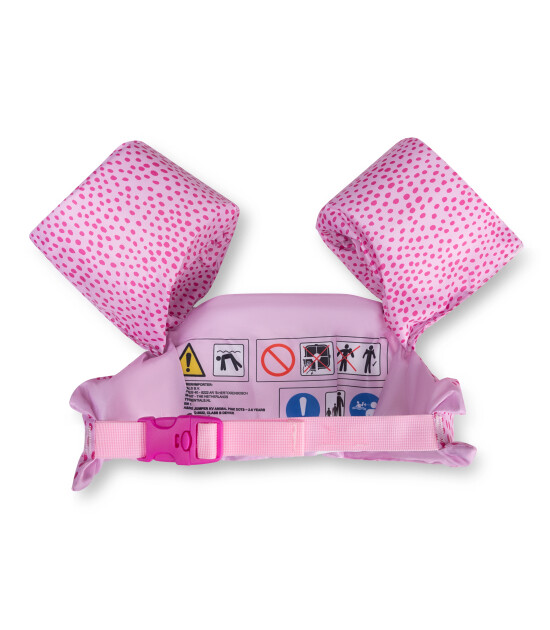 Swim Essentials Puddle Jumper Kolluklu Y&uuml;zme Yeleği // Pink w Dots - (2-6 Yaş)