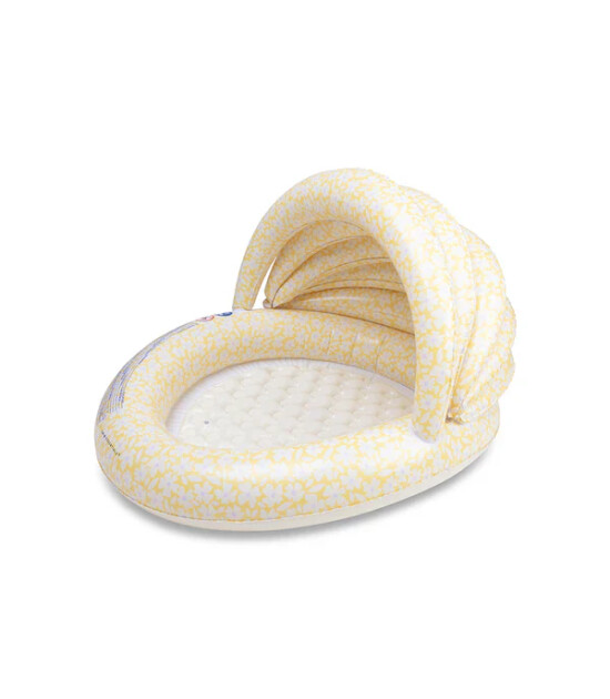 Swim Essentials Yellow Flowers Çocuk Gölgelikli Şişme Oyun ve Yüzme Havuzu 100cm