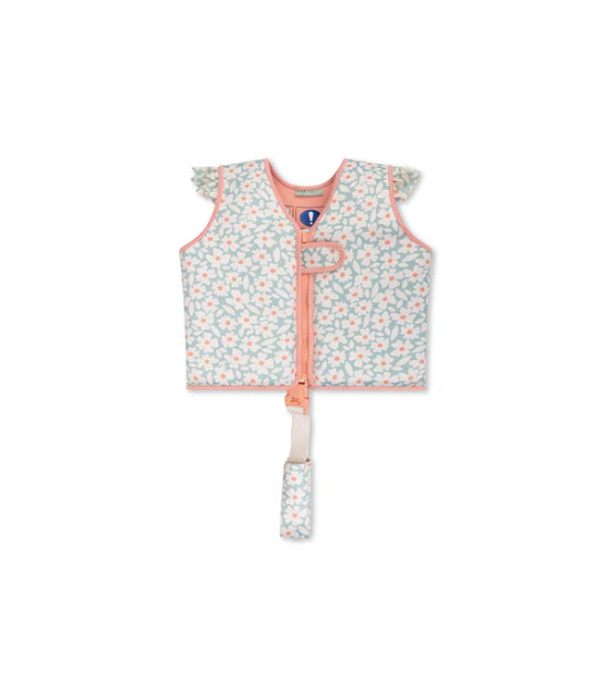 Swim Essentials K&ouml;p&uuml;k Dolgulu Y&uuml;zme Yeleği // Green Flowers - (2-3 Yaş)