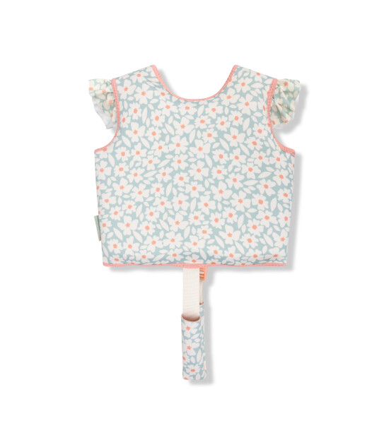 Swim Essentials K&ouml;p&uuml;k Dolgulu Y&uuml;zme Yeleği // Green Flowers - (3-6 Yaş)