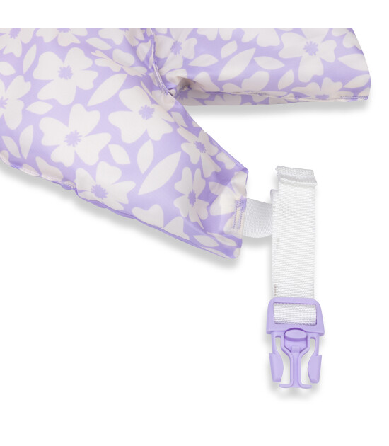 Swim Essentials Puddle Jumper Kolluklu Yüzme Yeleği // Purple Flowers - (2-6 Yaş)