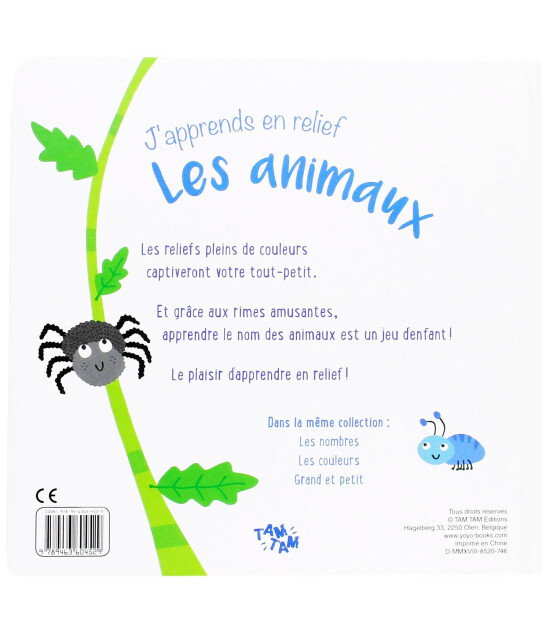 Yoyo J'apprends en relief - Les animaux
