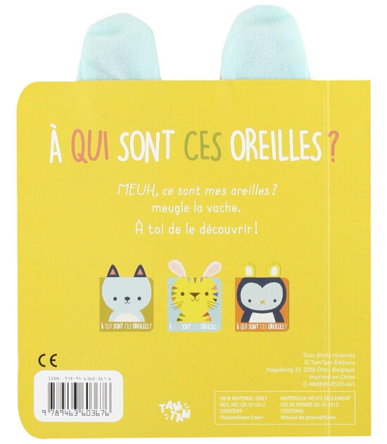 Yoyo A qui sont ces oreilles ? La vache