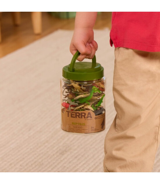 Terra Hayvan Fig&uuml;r Seti - K&uuml;&ccedil;&uuml;k // S&uuml;r&uuml;ngen (60 Par&ccedil;a)