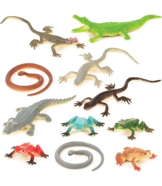 Terra Hayvan Fig&uuml;r Seti - K&uuml;&ccedil;&uuml;k // S&uuml;r&uuml;ngen (60 Par&ccedil;a)