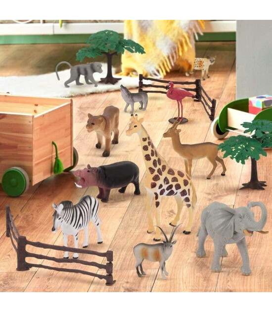Terra Hayvan Figür Oyun Seti - Büyük // Safari Dünyası (60 Parça)