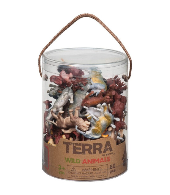 Terra Hayvan Figür Seti - Küçük // Safari (60 Parça)