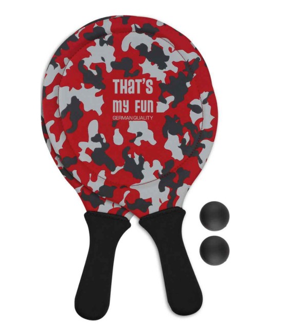 That's My Fun Plaj Tenisi // Camo Kırmızı