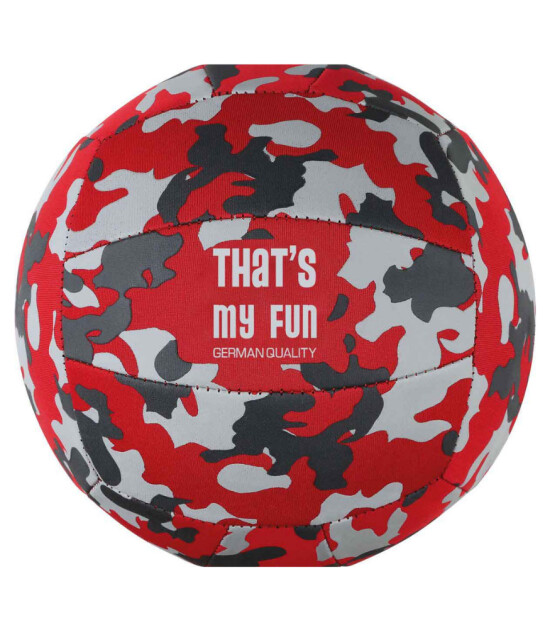 That's My Fun Plaj Topu - Boyut:5 // Camo Kırmızı