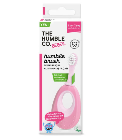 the Humble Brush Baby Alıştırma Diş Fırçası // Pembe