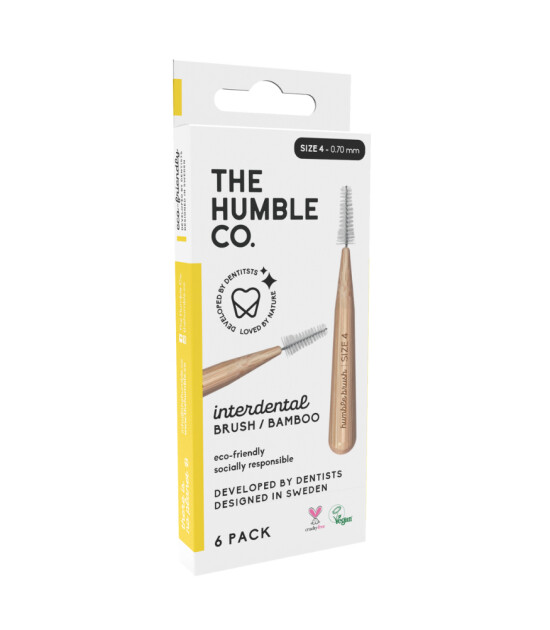 the Humble Co. Bambu Diş Arayüz Fırçası (Size 4 - 0.70mm) // Sarı