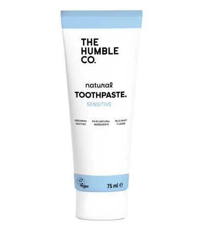 the Humble Co. Toothpaste Yetişkin Hassas Dişler için Diş Macunu // Natural