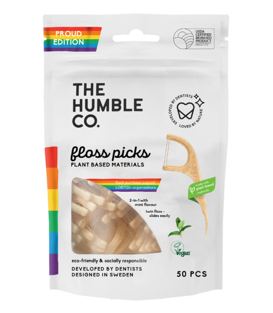 the Humble Co. Kürdanlı Diş İpi // Gökkuşağı