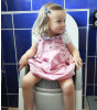 Thermobaby Kiddyloo Merdivenli Tuvalet Adaptörü // Pudra Pembe