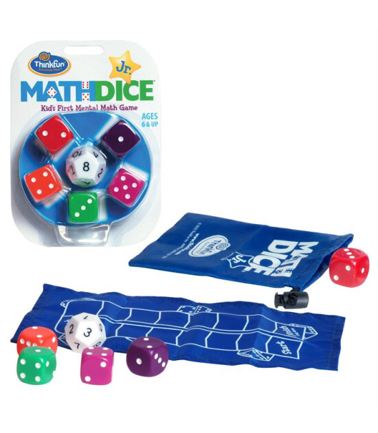 Thinkfun Matematik Zarları, 6-8 Yaş (Math Dice Jr)