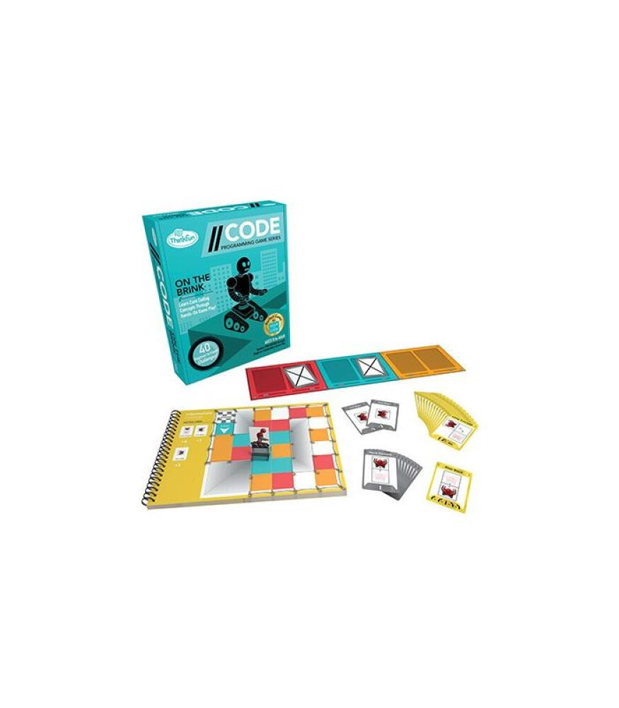 ThinkFun Code On The Brink Programming Game - Learn Coding Concepts Through Play