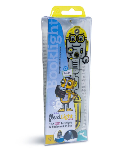 Thinking Gifts Flexilight Esnek Okuma Lambası // Robot - Grey