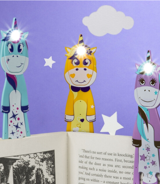Thinking Gifts Flexilight Esnek Okuma Lambası // Unicorn - Blue